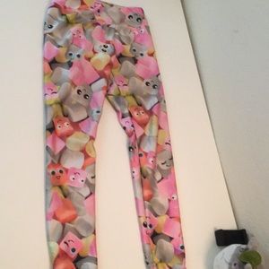 Marshmallow pants from justice